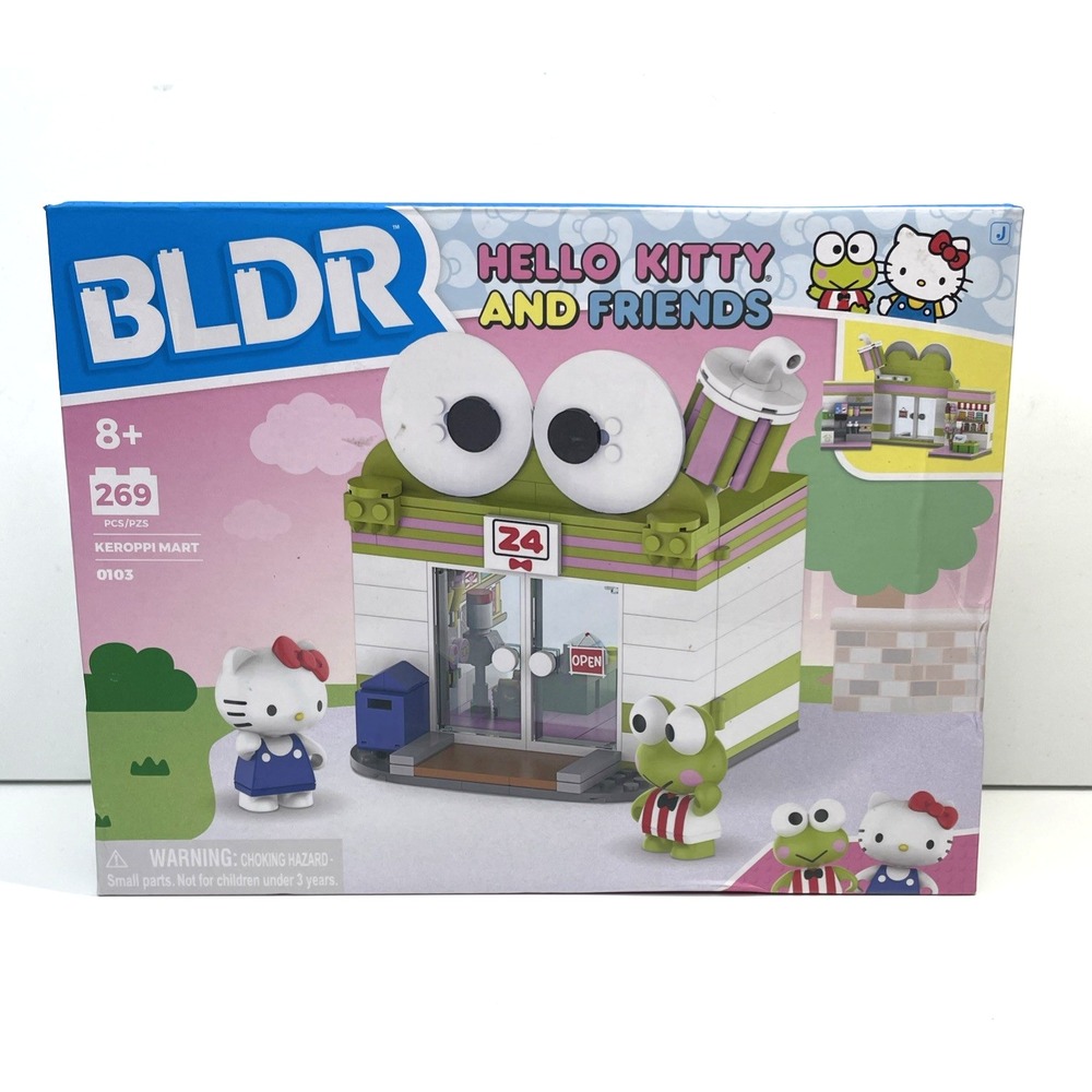 BLDR 0103 Hello Kitty and Friends Keroppi Mart Building Set